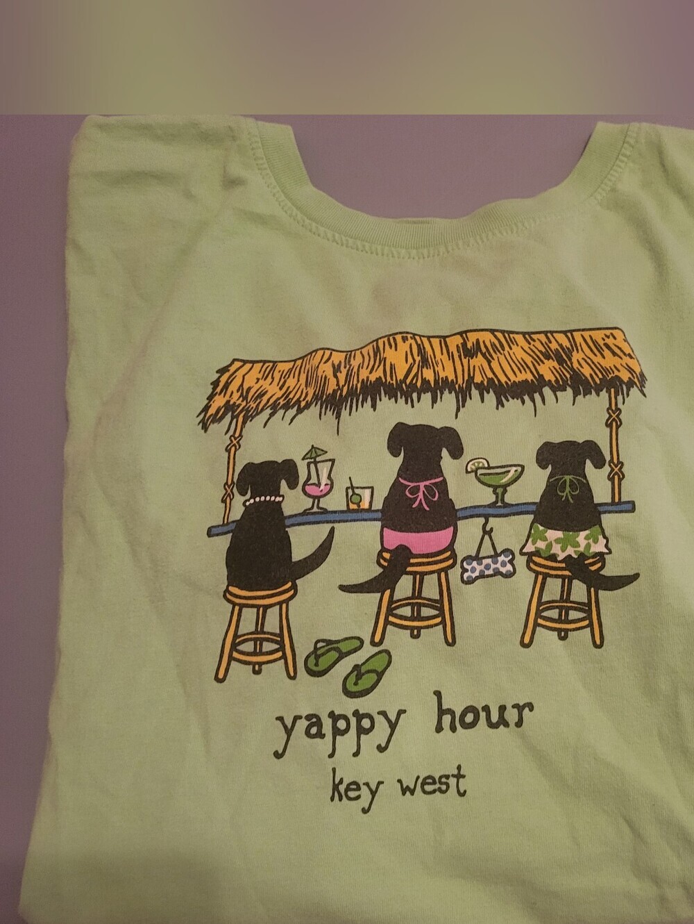 Lime Green Tshirt Key West